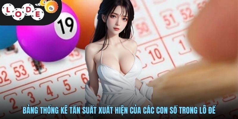 Bảng thống kê tần suất xuất hiện của các con số trong lô đề