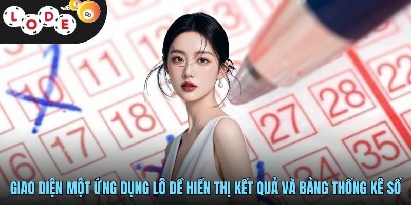 Ứng Dụng Lô Đề Lode88 - Trải Nghiệm Dự Đoán Số Tiện Lợi 2 Giao diện một ứng dụng lô đề hiển thị kết quả và bảng thống kê số