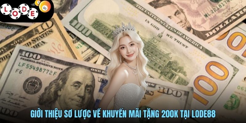Khuyến Mãi Tặng 200k - Sự Kiện Quà Tặng Dành Cho Người Mới 2 Giới thiệu sơ lược về khuyến mãi tặng 200k tại LODE88