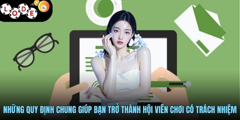 Điều Khoản Và Điều Kiện LODE88 - Hội Viên An Tâm Đầu Tư 3 Những quy định chung giúp bạn trở thành hội viên chơi có trách nhiệm